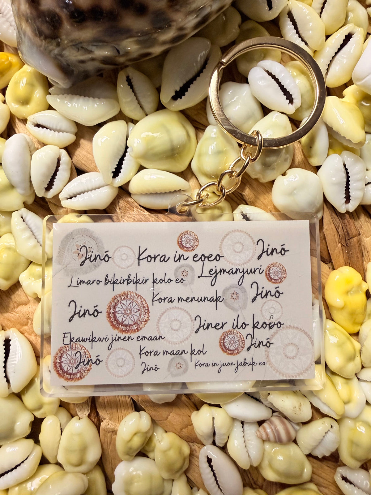 Keychain(InspiringWomenQuotes)Jabinkenan an juon kora ilo manit kein ar.