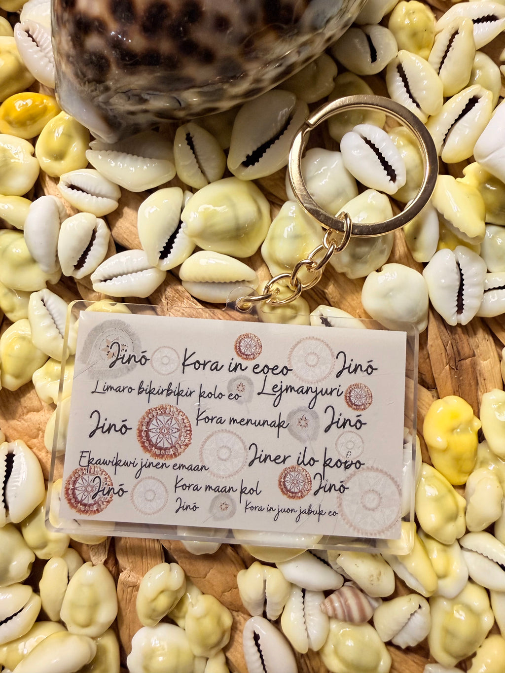 Keychain(InspiringWomenQuotes)Jabinkenan an juon kora ilo manit kein ar.