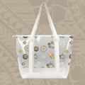 CLEAR TOTE BAG WITH MJSFINEST DESIGNS